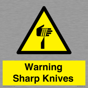 WV10559: Warning Sharp Knives