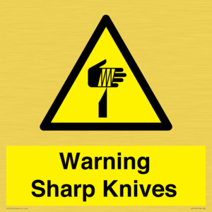 WV10559: Warning Sharp Knives