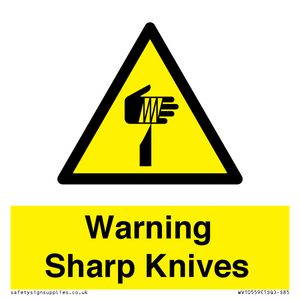 WV10559: Warning Sharp Knives