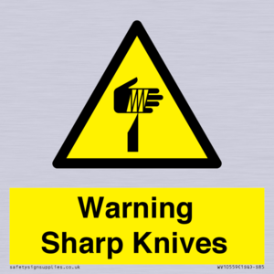 WV10559: Warning Sharp Knives