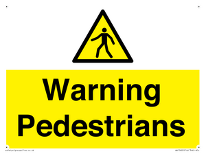 WV10602: Warning Pedestrians