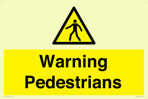 WV10602: Warning Pedestrians