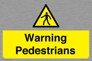 WV10602: Warning Pedestrians