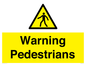 WV10602: Warning Pedestrians