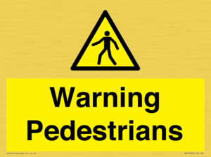 WV10602: Warning Pedestrians