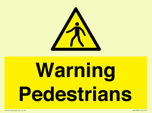WV10602: Warning Pedestrians