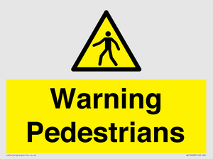 WV10602: Warning Pedestrians