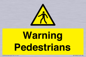 WV10602: Warning Pedestrians