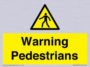 WV10602: Warning Pedestrians