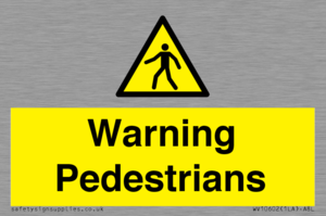 WV10602: Warning Pedestrians