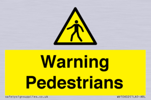 WV10602: Warning Pedestrians