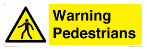 WV10602: Warning Pedestrians