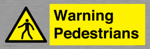 WV10602: Warning Pedestrians