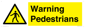 WV10602: Warning Pedestrians