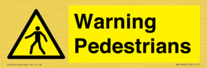 WV10602: Warning Pedestrians