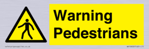 WV10602: Warning Pedestrians