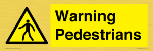 WV10602: Warning Pedestrians