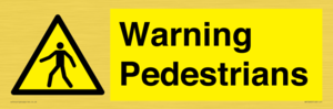 WV10602: Warning Pedestrians