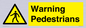 WV10602: Warning Pedestrians