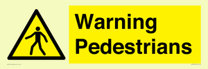 WV10602: Warning Pedestrians