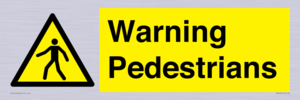 WV10602: Warning Pedestrians