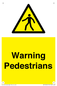 WV10602: Warning Pedestrians