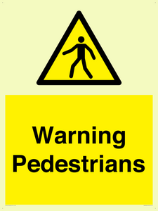 WV10602: Warning Pedestrians