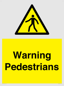 WV10602: Warning Pedestrians