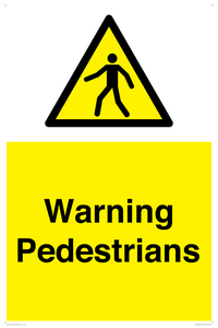 WV10602: Warning Pedestrians