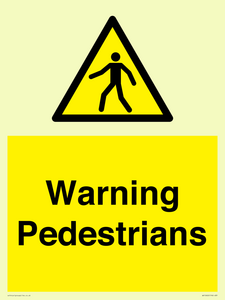 WV10602: Warning Pedestrians