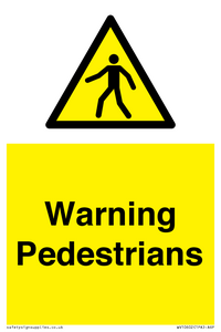 WV10602: Warning Pedestrians