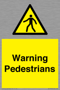 WV10602: Warning Pedestrians