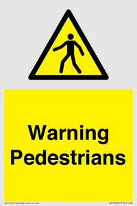 WV10602: Warning Pedestrians