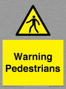WV10602: Warning Pedestrians