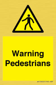 WV10602: Warning Pedestrians