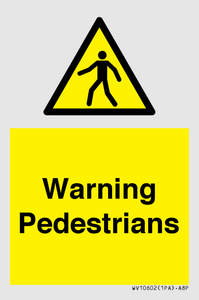 WV10602: Warning Pedestrians