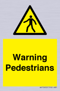 WV10602: Warning Pedestrians