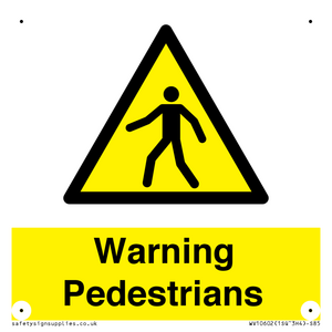 WV10602: Warning Pedestrians