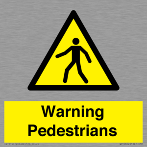 WV10602: Warning Pedestrians