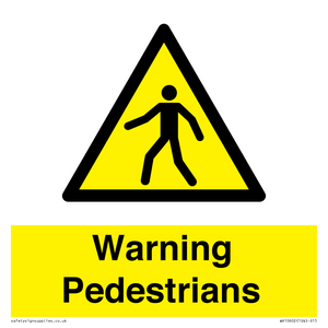 WV10602: Warning Pedestrians