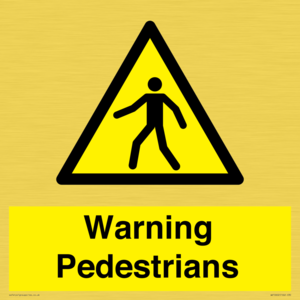 WV10602: Warning Pedestrians