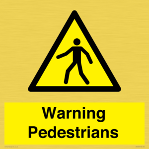 WV10602: Warning Pedestrians