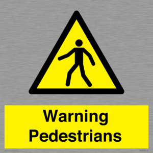 WV10602: Warning Pedestrians