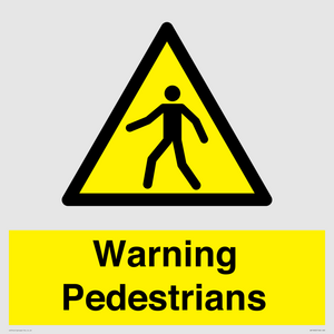 WV10602: Warning Pedestrians