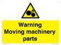 WV10694: Warning Moving machinery parts