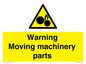 WV10694: Warning Moving machinery parts