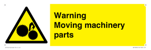 WV10694: Warning Moving machinery parts