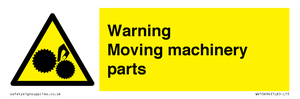 WV10694: Warning Moving machinery parts