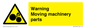 WV10694: Warning Moving machinery parts