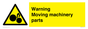 WV10694: Warning Moving machinery parts